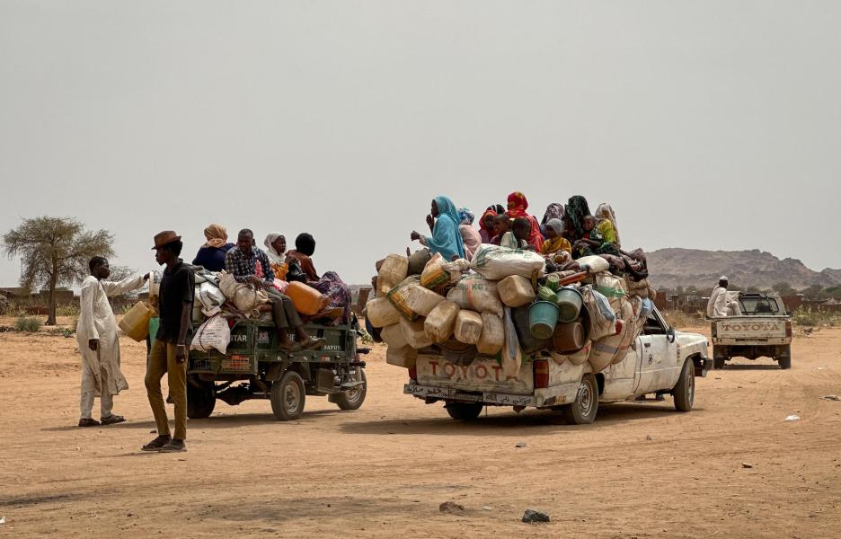 Intervención de emergencia de MSF en Tawila, Sudán.