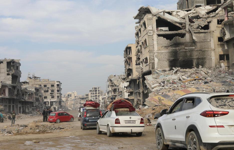 Norte de Gaza, febrero de 2025.