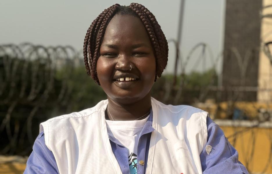 Marline Loki, técnica de aire acondicionado de MSF 