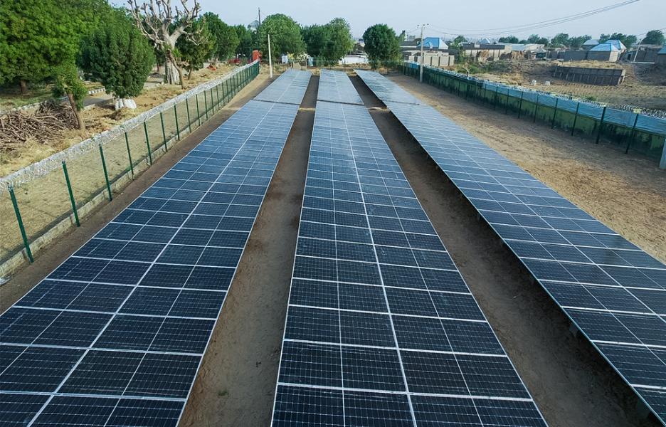 Sistema de energía solar en el hospital de Zumi, Nigeria