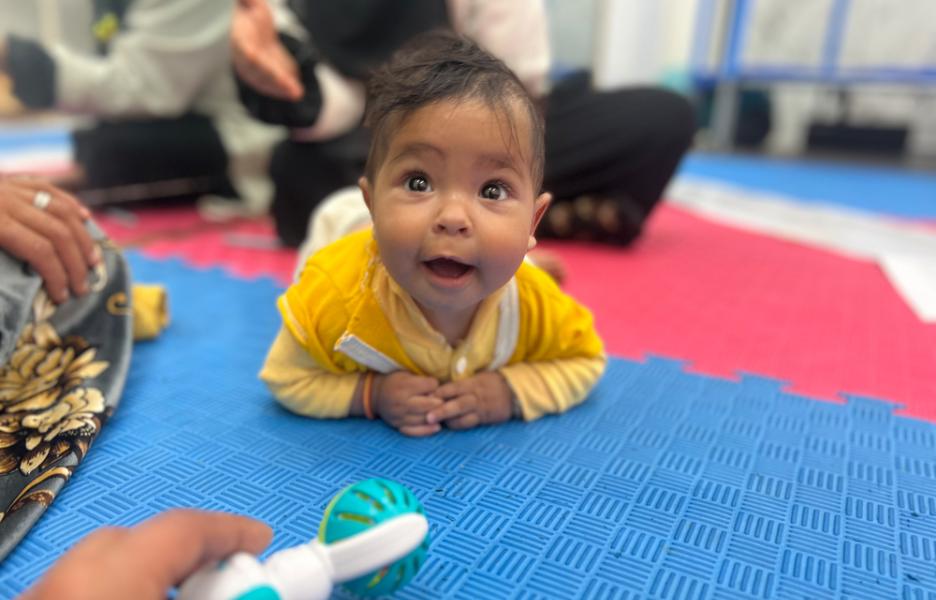 Pediatric rehabilitation activities in Haydan, Yemen