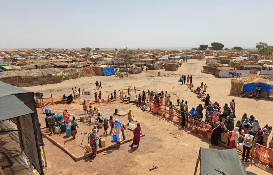 Watsan activities in Adré