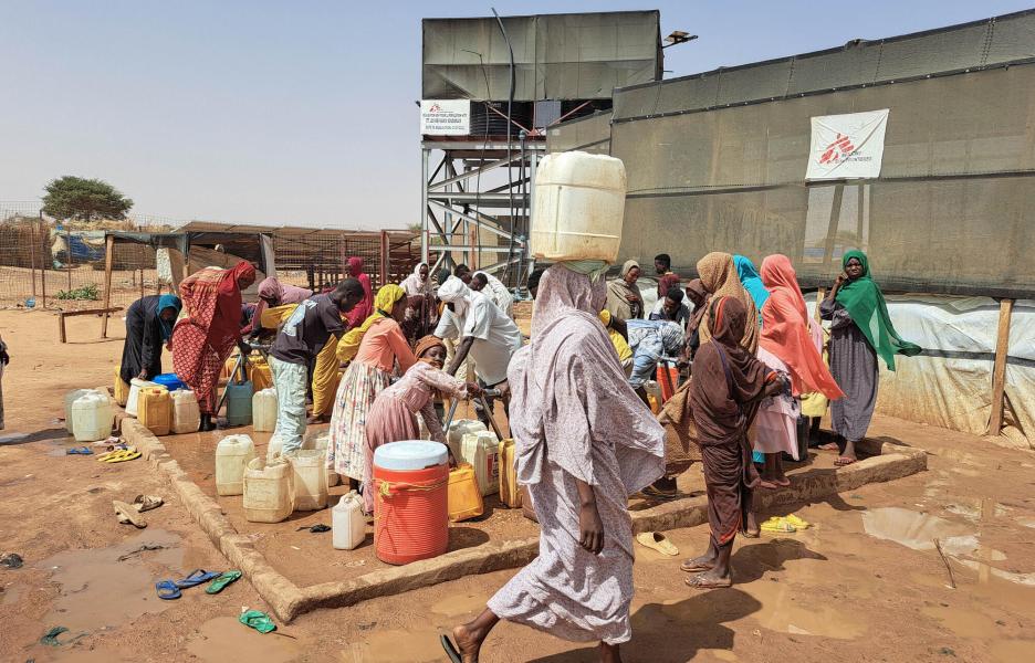 Watsan activities in Adré