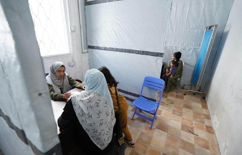 Consulta médica en la clínica de MSF en la ciudad de Gaza. 4 de junio de 2025.