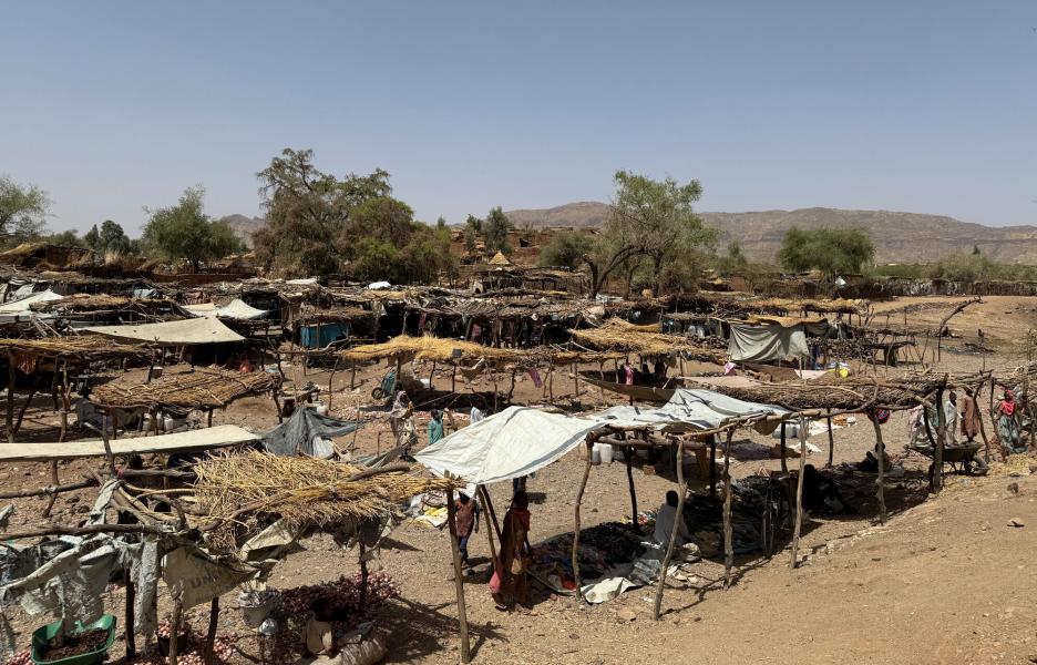Mercado de Sortony, en Darfur.