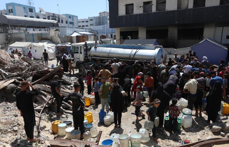 Las autoridades israelíes están dejando morir a los palestinos por falta de agua