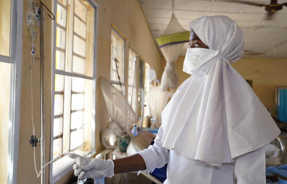 Hospital de enfermedades infecciosas en Kano, Nigeria.