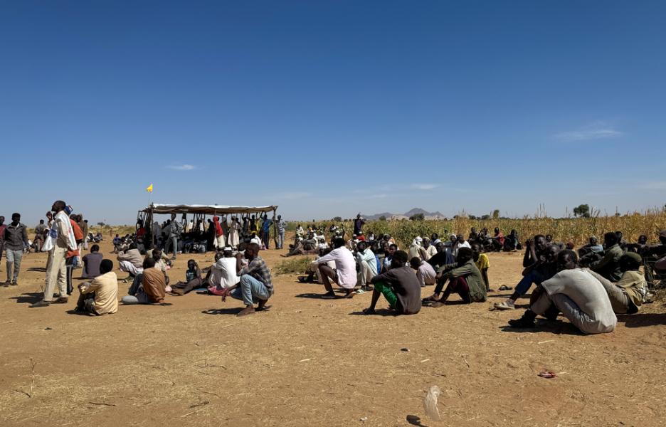 Tawila Umda, la entrada a Tawila por la que llegan las personas desplazadas desde El Fasher