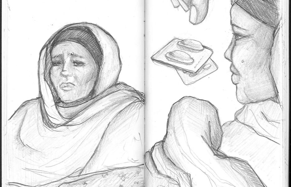 Clínicas móviles en Asuán, Egipto