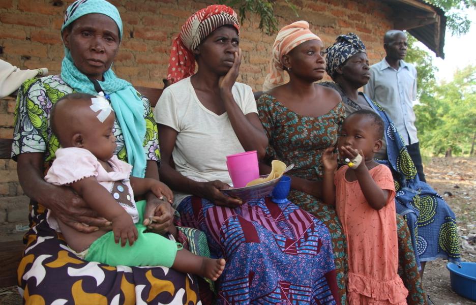 Sesión de sensibilización de Malaria en Kivu Sur.