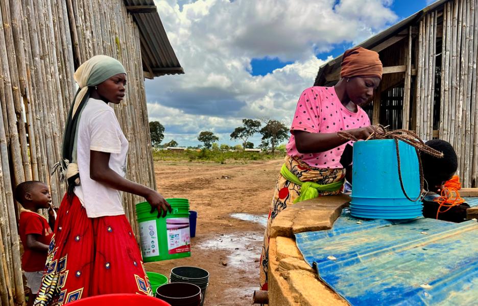 Campo de personas desplazadas de Mueda, Cabo Delgado, Mozambique