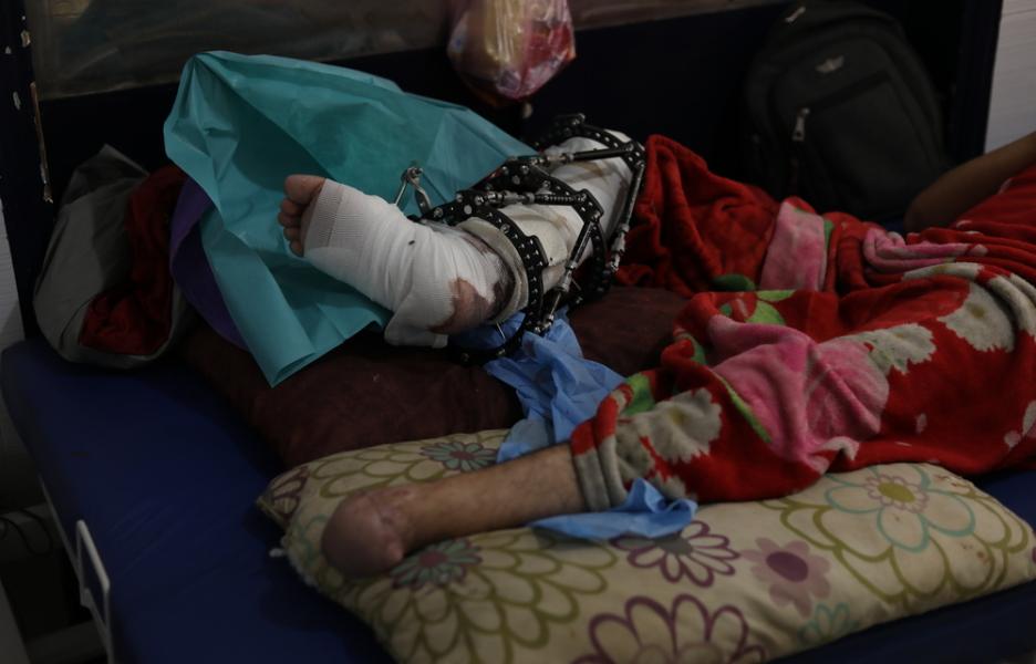 Osama necesita una evacuación urgente de Gaza