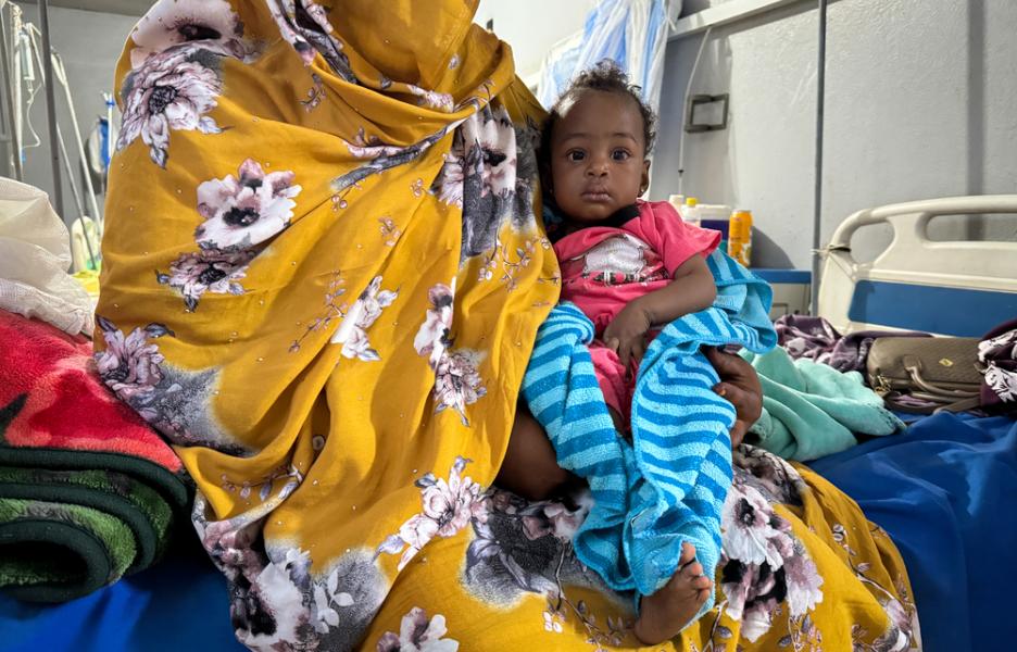 Aumento de casos de sarampión en Darfur.