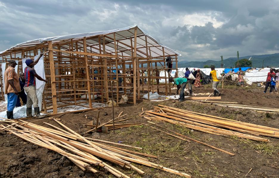Campo de tránsito de Ndava, Burundi.