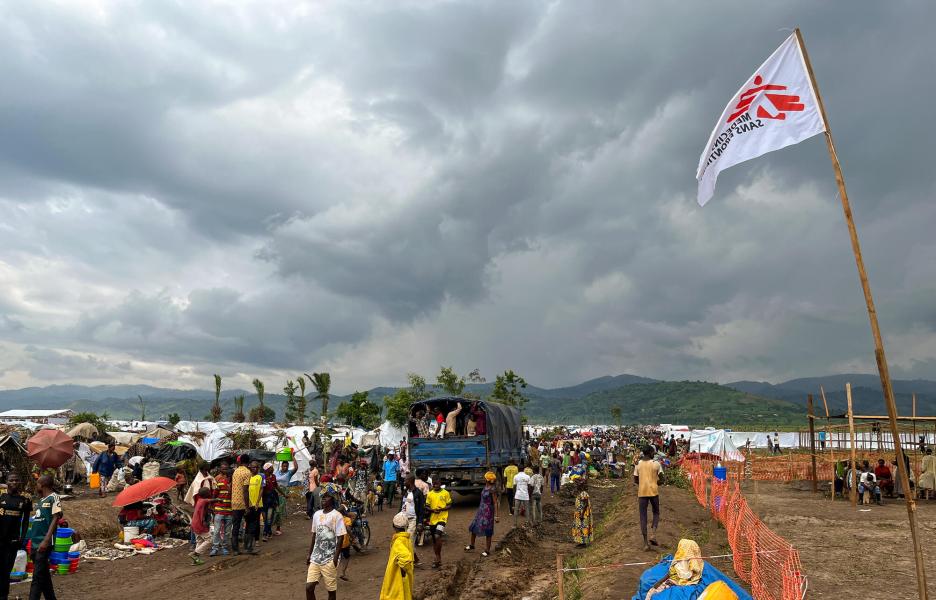 Respuesta de MSF a la emergencia de refugiados congoleños en el campamento de tránsito de Ndava