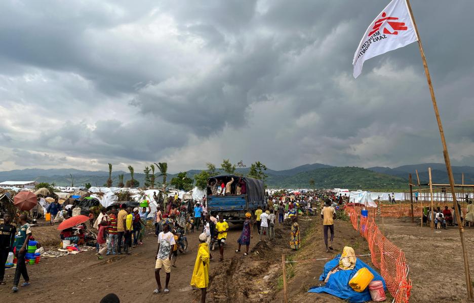 Respuesta de MSF a la emergencia de refugiados congoleños en el campamento de tránsito de Ndava