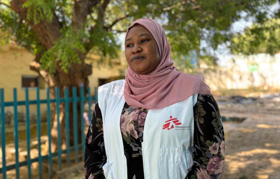 Sondos es intérprete médica en el Hospital de El Geneina, en Darfur Oeste.