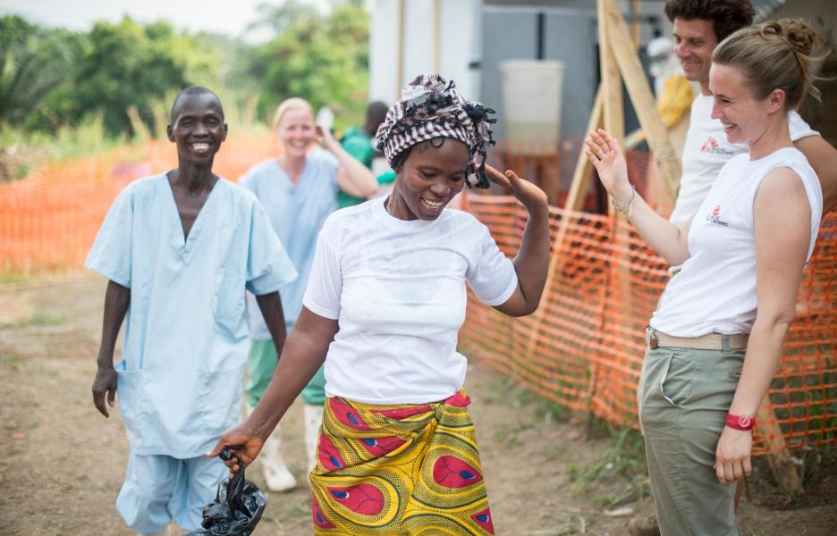 Centro de tratamiento de ébola de Guéckédou, en Guinea