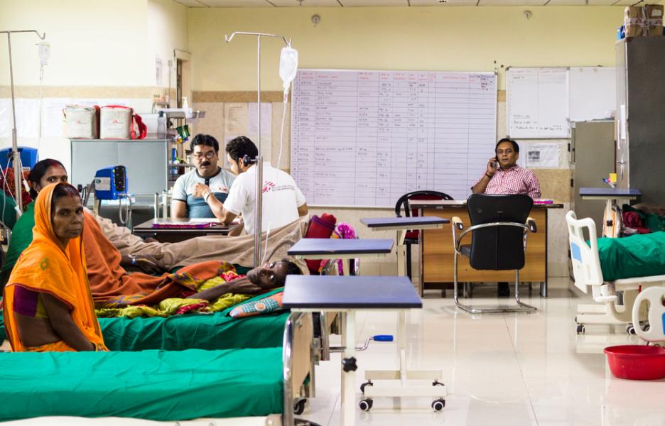 Tratamiento de la coinfección de kala azar y VIH en Bihar, India. 6 de agosto de 2018.