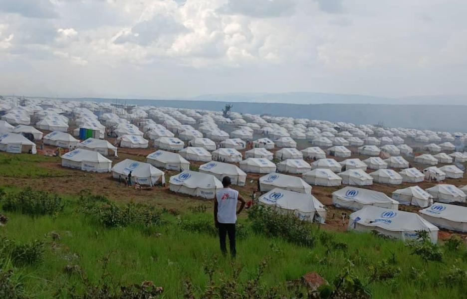 Campo de personas refugiadas congoleñas en Burundi