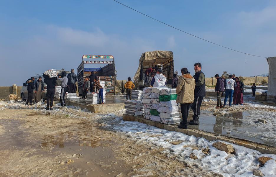 Actividades MSF para mitigar las consecuencias del invierno en Siria