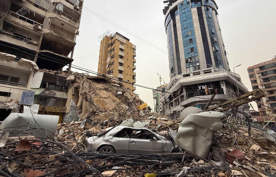 Dahye, Sur de Beirut, Líbano. 14 de marzo de 2026.