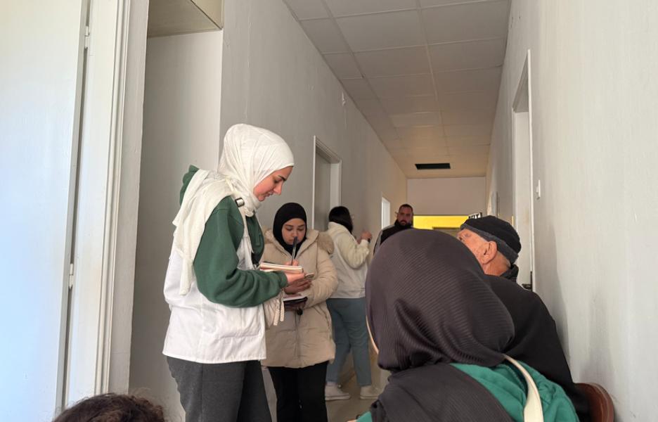 Bissane Nesser, promotora de salud de MSF. Nabatiyeh, Líbano.