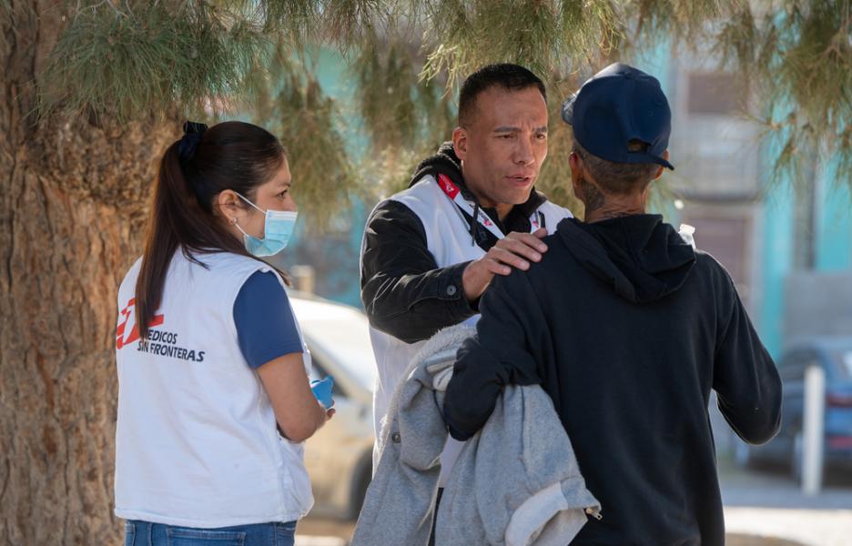 MSF is in Ciudad Juárez, close to the community it serves