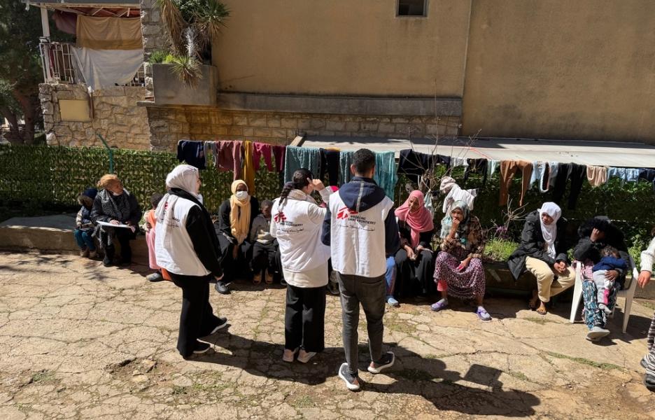 Clínica móvil de MSF en Líbano apoyando a trabajadores inmigrantes