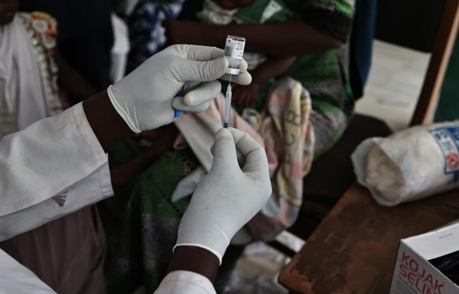 Vacunación de difteria en Bauchi