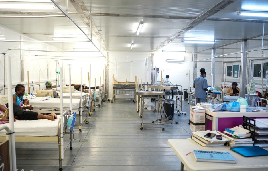 El ala pediátrica del hospital de Cité Soleil, en Puerto Príncipe, 23 de abril de 2026.