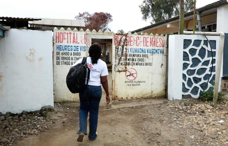Lidah Fikaoussou Felicite, enfermera supervisora en el hospital de Mweso, en República Democrática del Congo.
