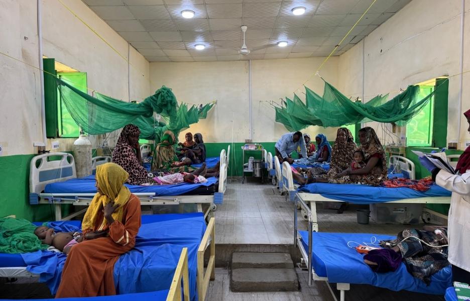 Unidad pediátrica del hospital de Zalingei, en Darfur Central, Sudán.