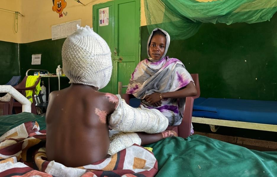 Unidad pediátrica del hospital de Zalingei, en Darfur Central, Sudán.