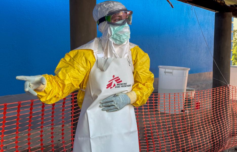 Nuevo centro de tratamiento de ébola de MSF en Bunia