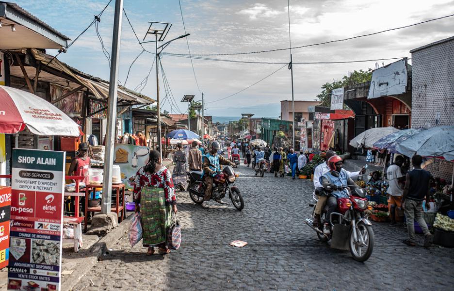 Equipos de MSF en Goma, RDC