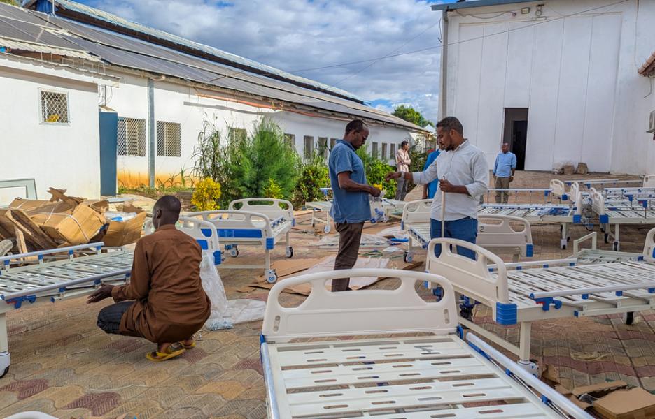 Crisis de sequía y desnutrición en Baidoa, Somalia