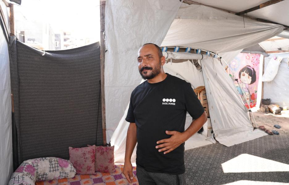 Ashraf Afifi, operador de radio de MSF, herido por las fuerzas israelíes