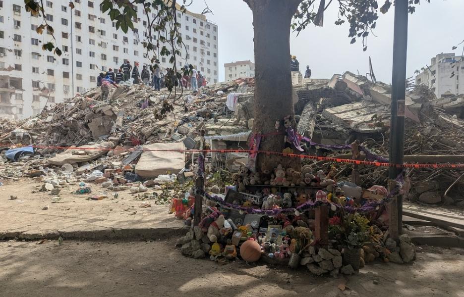 Devastación un mes después de los terremotos en Venezuela