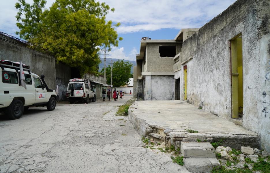 Calle en Delmas, Puerto Príncipe.