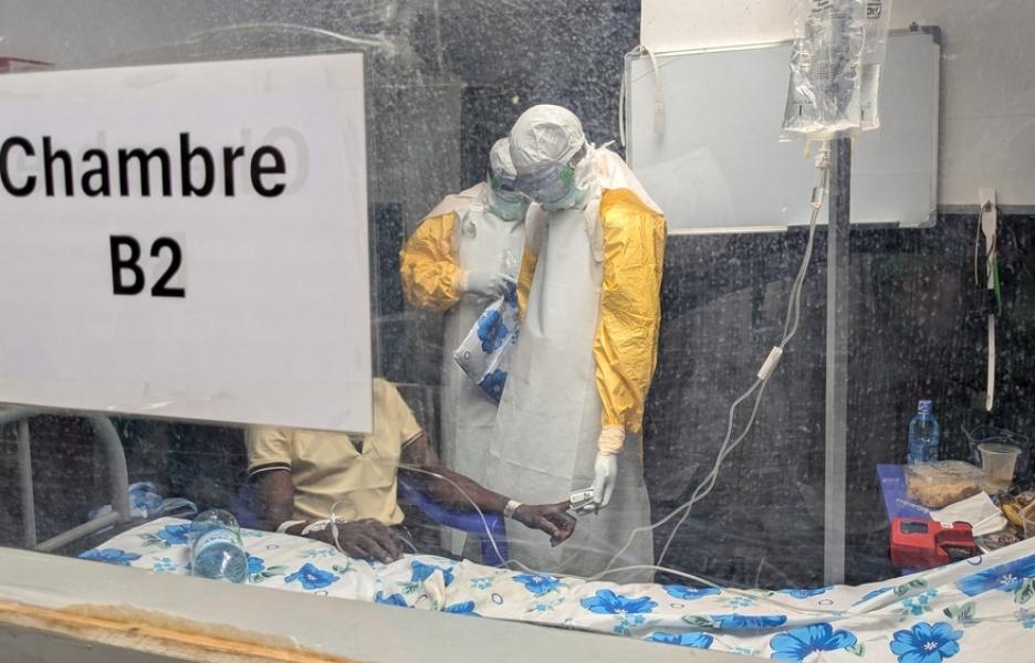 Centro de tratamiento de ébola de Kitatumba, en Butembo, RDC.