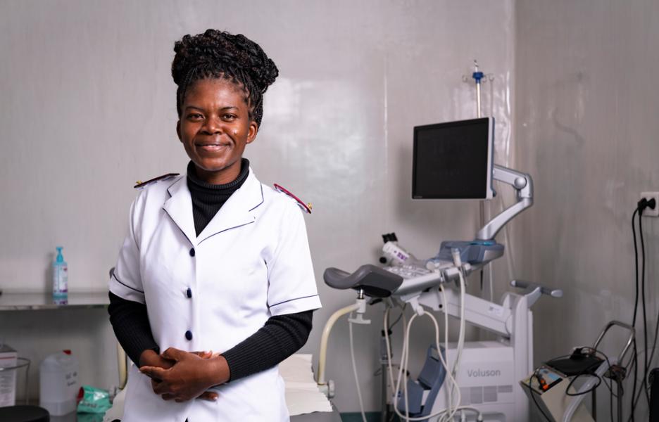 Vitumbiko Mwanza, enfermera de cuidados paliativos de MSF