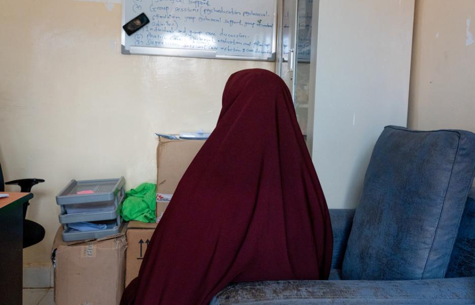 Fatuma* en el Hospital Regional de Bay, en Baidoa, Somalia