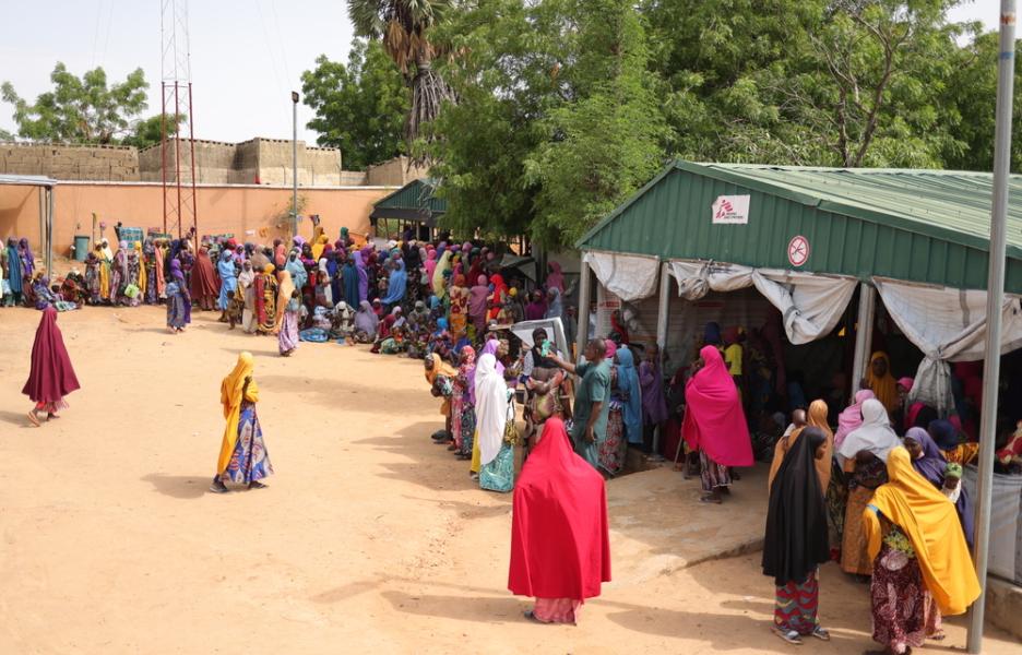 El centro de alimentación terapéutica de MSF en la ciudad de Katsina, Nigeria.