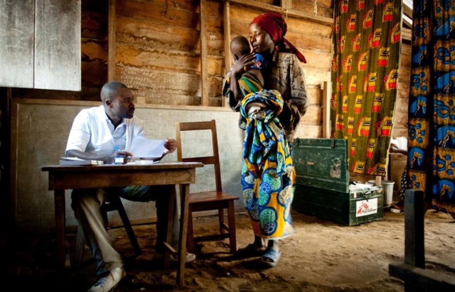 Clínicas móviles en los campos de desplazados de Masisi, Kivu Norte, RDC