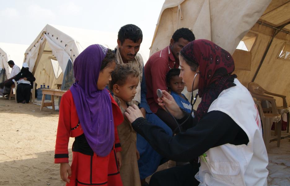 Atendemos a la población de Abs, en Yemen.