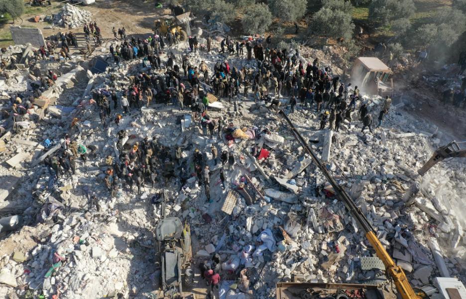 Impacto del terremoto en la provincia de Idlib, noroeste de Siria. Impacto del terremoto en la provincia de Idlib, noroeste de Siria.