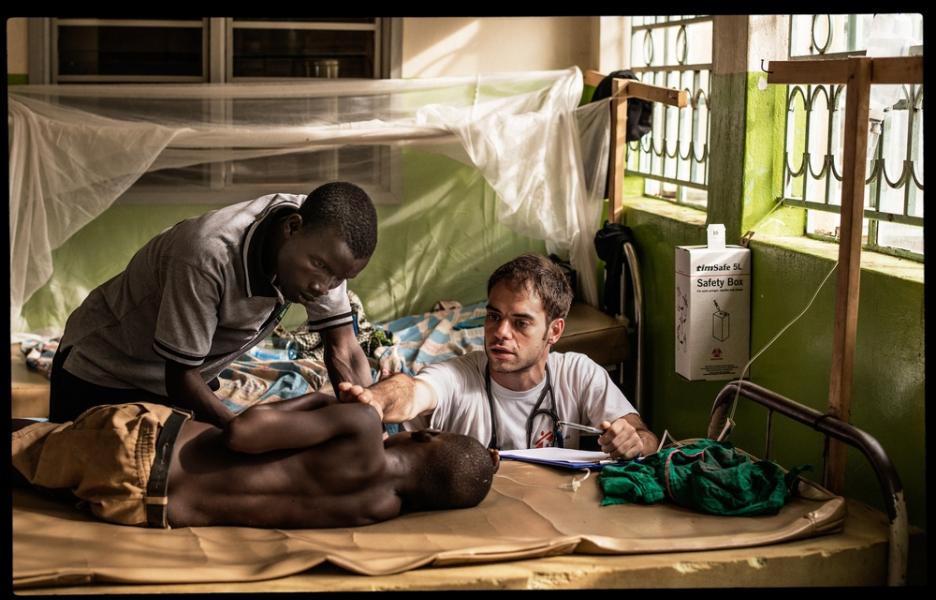 Refugiados sursudaneses en Uganda. Asistencia de emergencias en el hospital de Dzaipi, 11 de marzo de 2014.