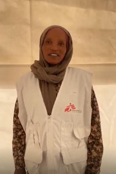 Hanan es trabajadora de salud mental comunitaria en Tawila, Darfur Norte.