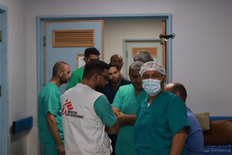 Imagen de archivo del Hospital Nasser en noviembre de 2023. © MSF